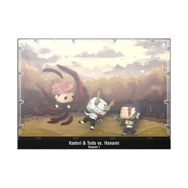 Funko Itadori and Todo vs Hanami Jujutsu Kaisen POP Moments Vinyl Figure 9 cm