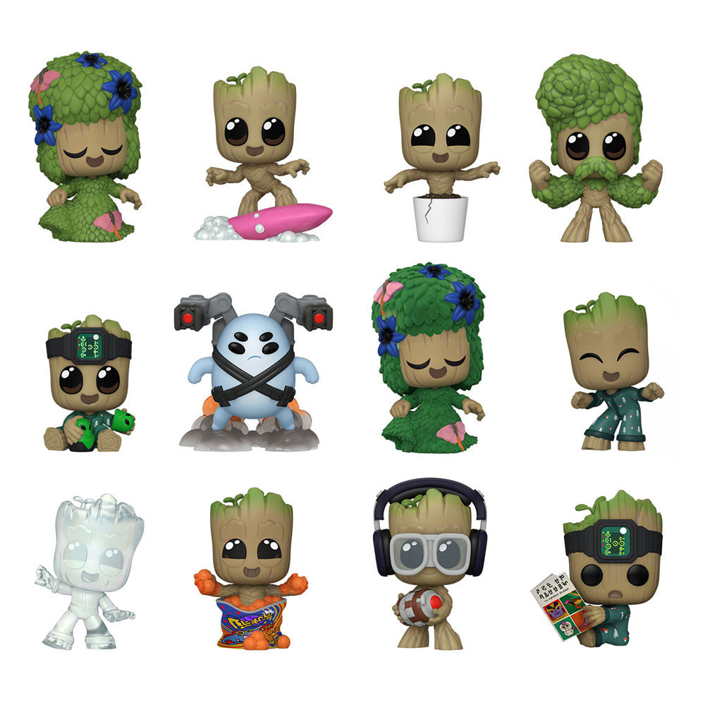 Funko Groot I Am Groot Mystery Mini Figure Display 12 Pack 5 cm