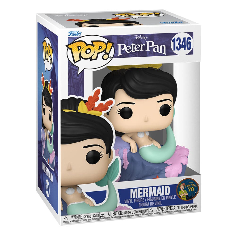 Mermaid Peter Pan 70th Anniversary POP! Disney Vinyl FigureMermaid Peter Pan Disney 70th Anniversary Funko POP! Vinyl Figure