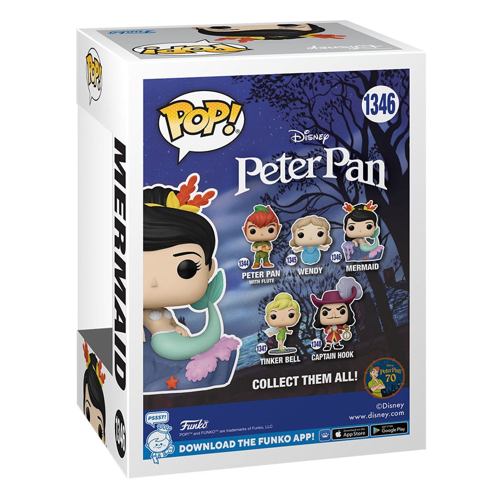 Mermaid Peter Pan 70th Anniversary POP! Disney Vinyl FigureMermaid Peter Pan Disney 70th Anniversary Funko POP! Vinyl Figure
