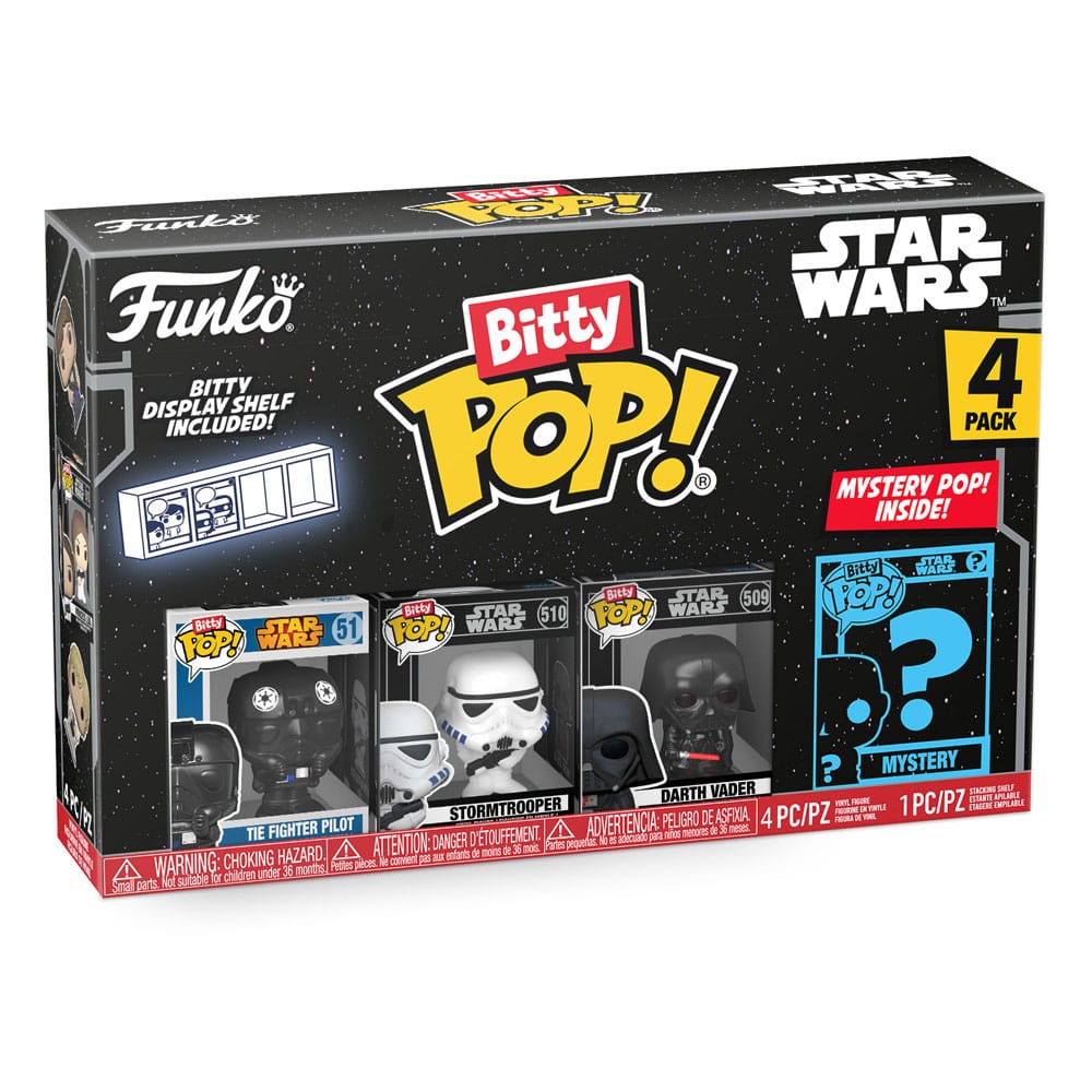 Star Wars Darth Vader Bitty POP Vinyl Figure 4 Pack 2.5 cm