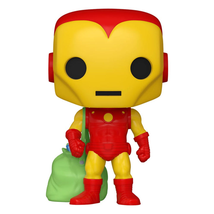 Iron Man with Bag Marvel Holiday Funko POP! Marvel Vinyl Figure