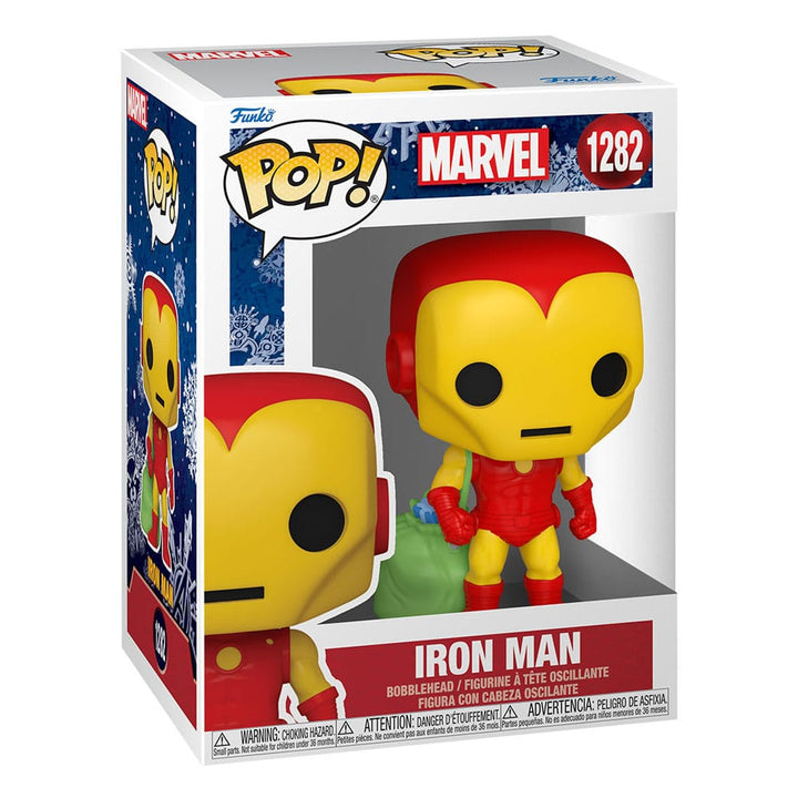 Iron Man with Bag Marvel Holiday Funko POP! Marvel Vinyl Figure