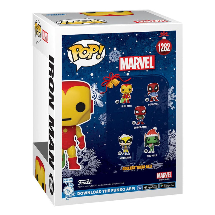 Iron Man with Bag Marvel Holiday Funko POP! Marvel Vinyl Figure
