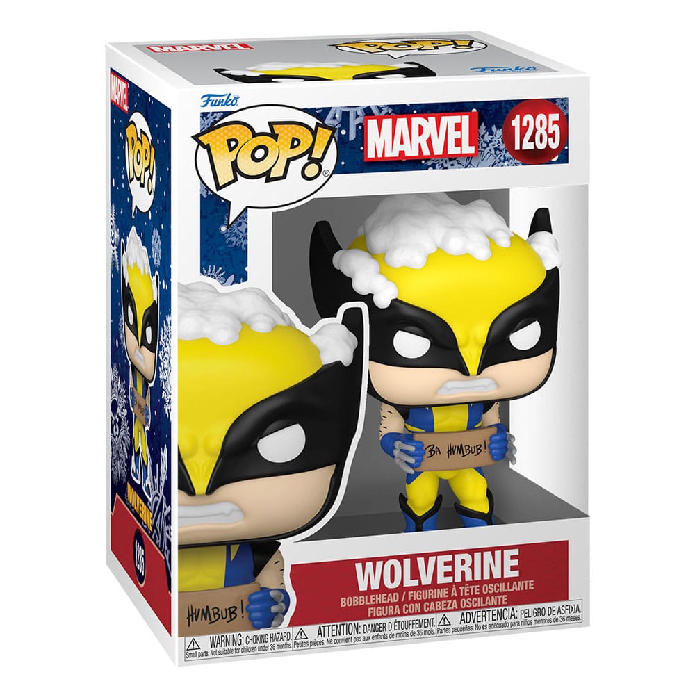 Wolverine with Sign Marvel Holiday Funko POP! Vinyl Figure