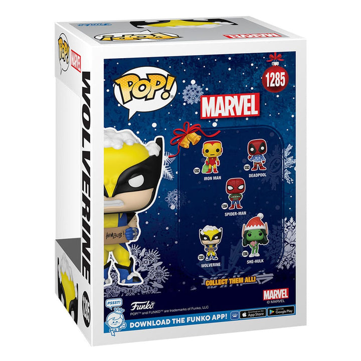 Wolverine with Sign Marvel Holiday Funko POP! Vinyl Figure