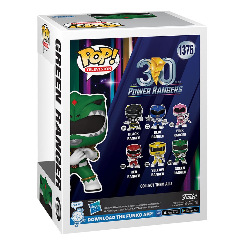Green Ranger Power Rangers 30th Anniversary Funko POP! TV Vinyl Figure