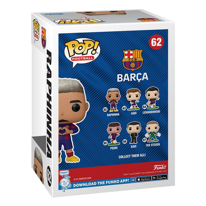 Raphinha Barcelona EFL Funko POP! Football Vinyl Figure