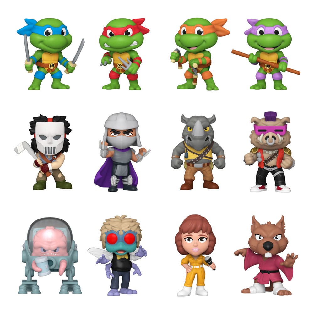 Funko Teenage Mutant Ninja Turtles Mystery Mini Figures 5 cm Display 12 Pack