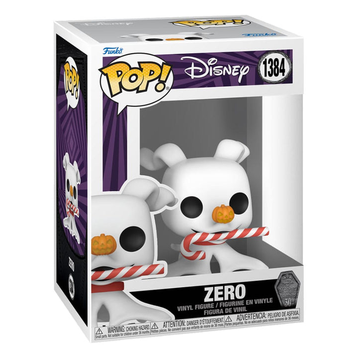 Zero with Candy Cane Disney The Nightmare Before Christmas 30th Funko POP! Vinyl Figure
