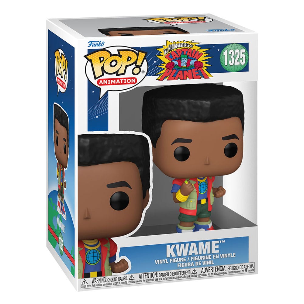 Kwame Captain Planet and the Planeteers Funko POP! Animation Vinyl Figure