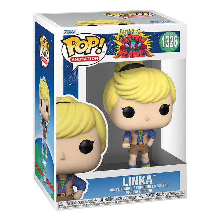 Linka Captain Planet and the Planeteers Funko POP! Animation Vinyl Figure