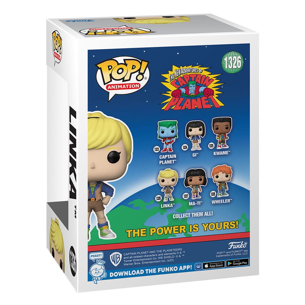 Linka Captain Planet and the Planeteers Funko POP! Animation Vinyl Figure