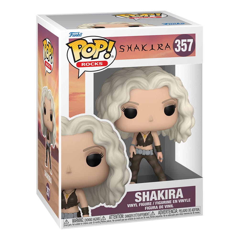Funko Shakira Wherever Whenever POP Rocks Vinyl Figure 9 cm