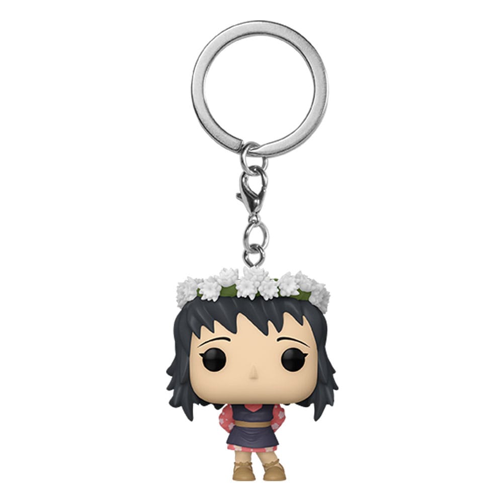 Funko Makomo Demon Slayer Kimetsu no Yaiba POP! Vinyl Keychain Flower Headdress Display 12 Pack 4 cm