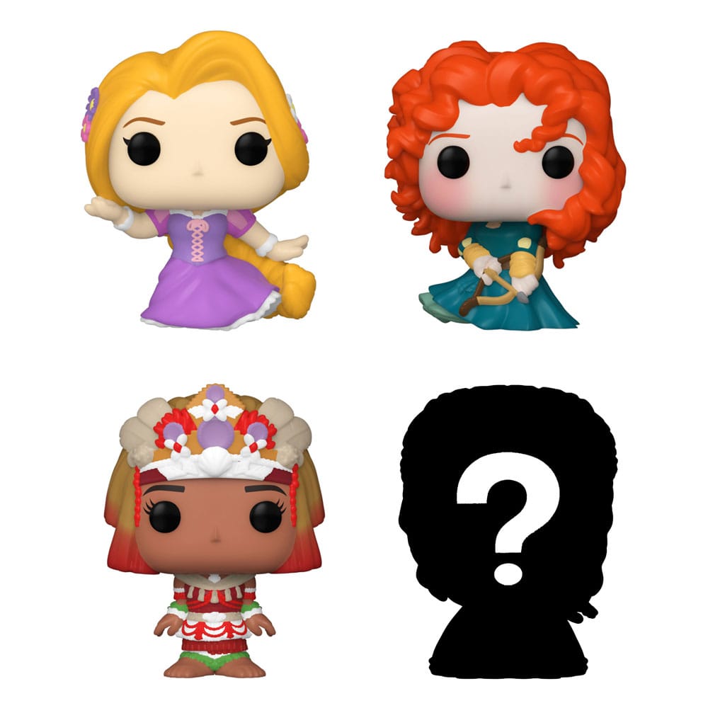 Disney Princesses Rapunzel Bitty POP Vinyl Figure 4 Pack 2,5 cm
