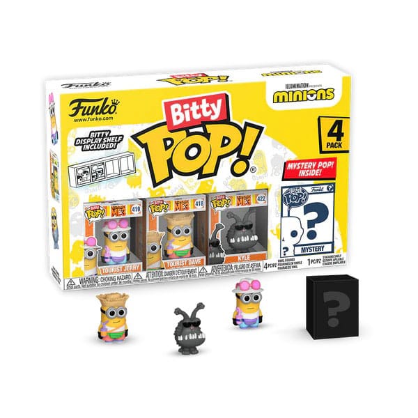 Funko Young Gru Minions Bitty POP! Vinyl Figure 4 Pack 2,5 cm