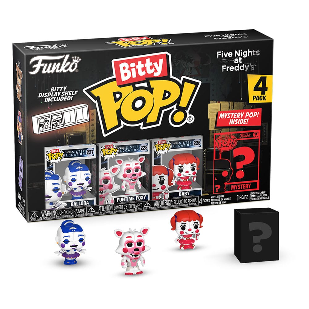 Funko Ballora Five Nights at Freddys Bitty POP! Vinyl Figure 4 Pack 2,5 cm