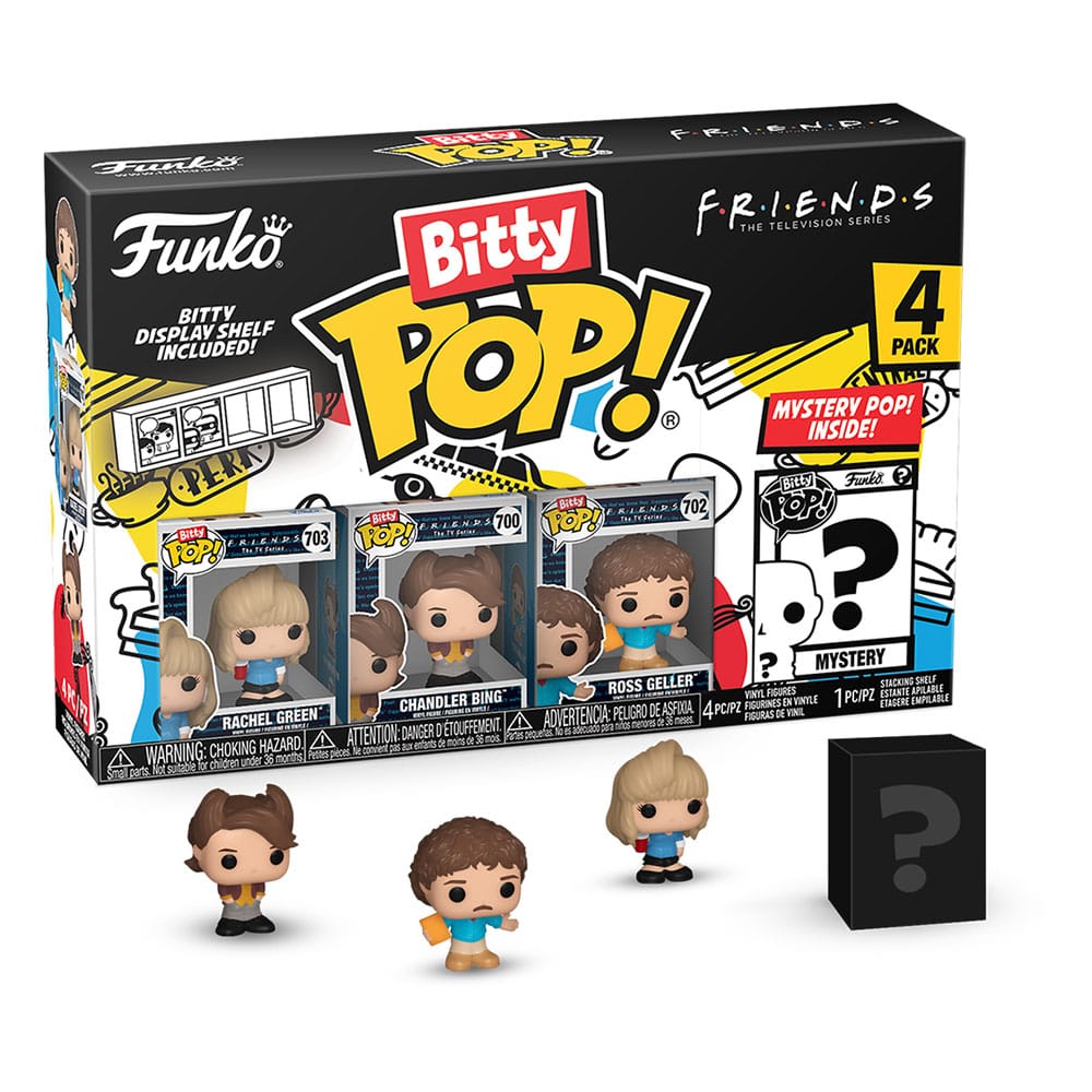Funko 80s Rachel Friends Bitty POP! Vinyl Figure 4 Pack 2,5 cm