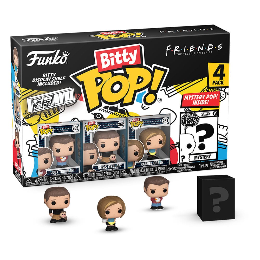 Funko Joey Friends Bitty POP! Vinyl Figure 4 Pack 2,5 cm