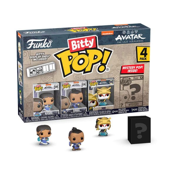 Funko Katara Avatar The Last Airbender Bitty POP! Vinyl Figure 4 Pack 2,5 cm