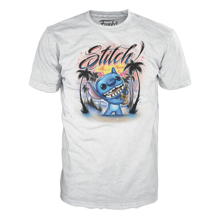Ukelele Stitch (FL) Disney Lilo and Stitch Funko POP! Tee Box Size L