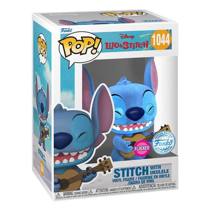 Ukelele Stitch (FL) Disney Lilo and Stitch Funko POP! Tee Box Size L