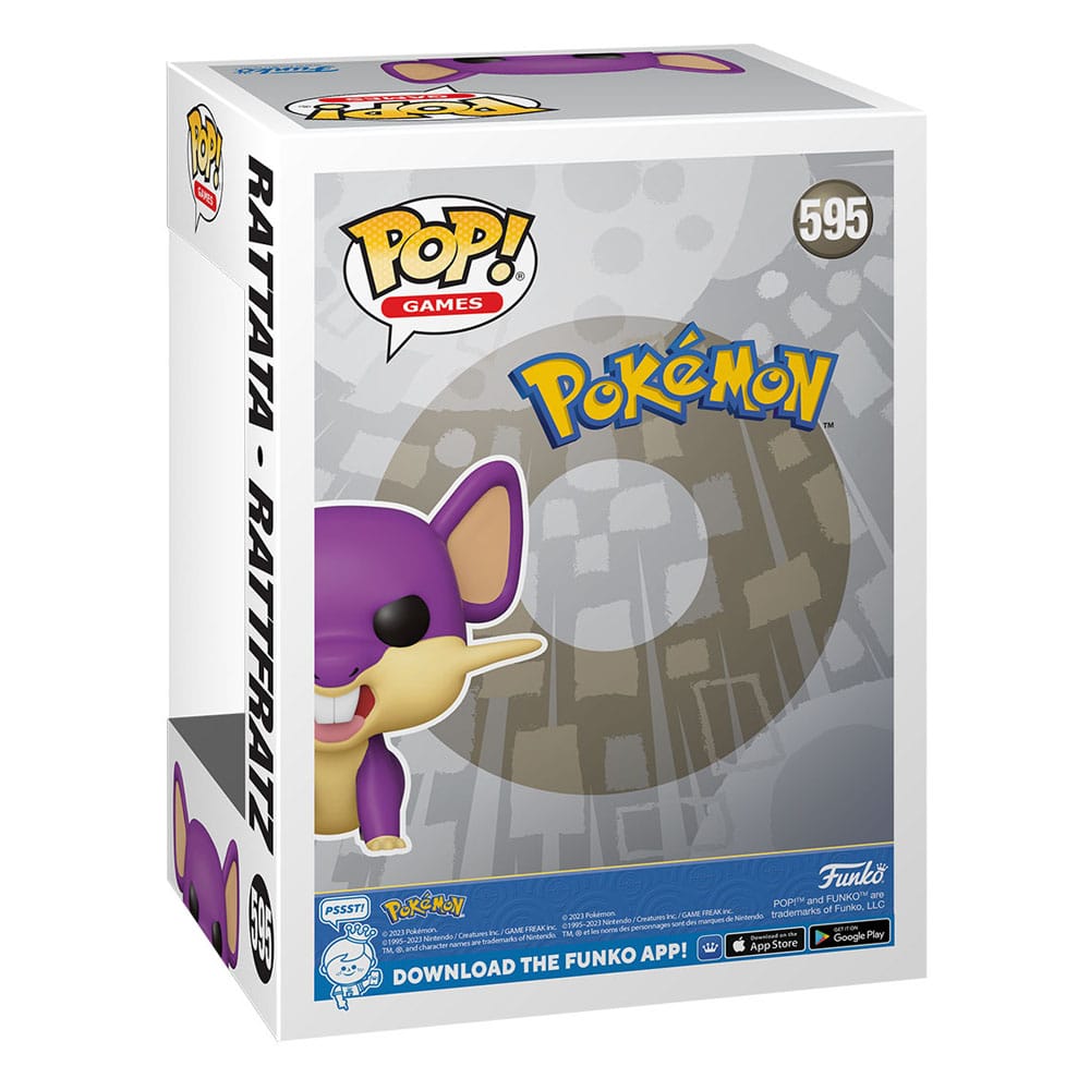 Rattata Pokemon Funko POP! Games Vinyl Figure