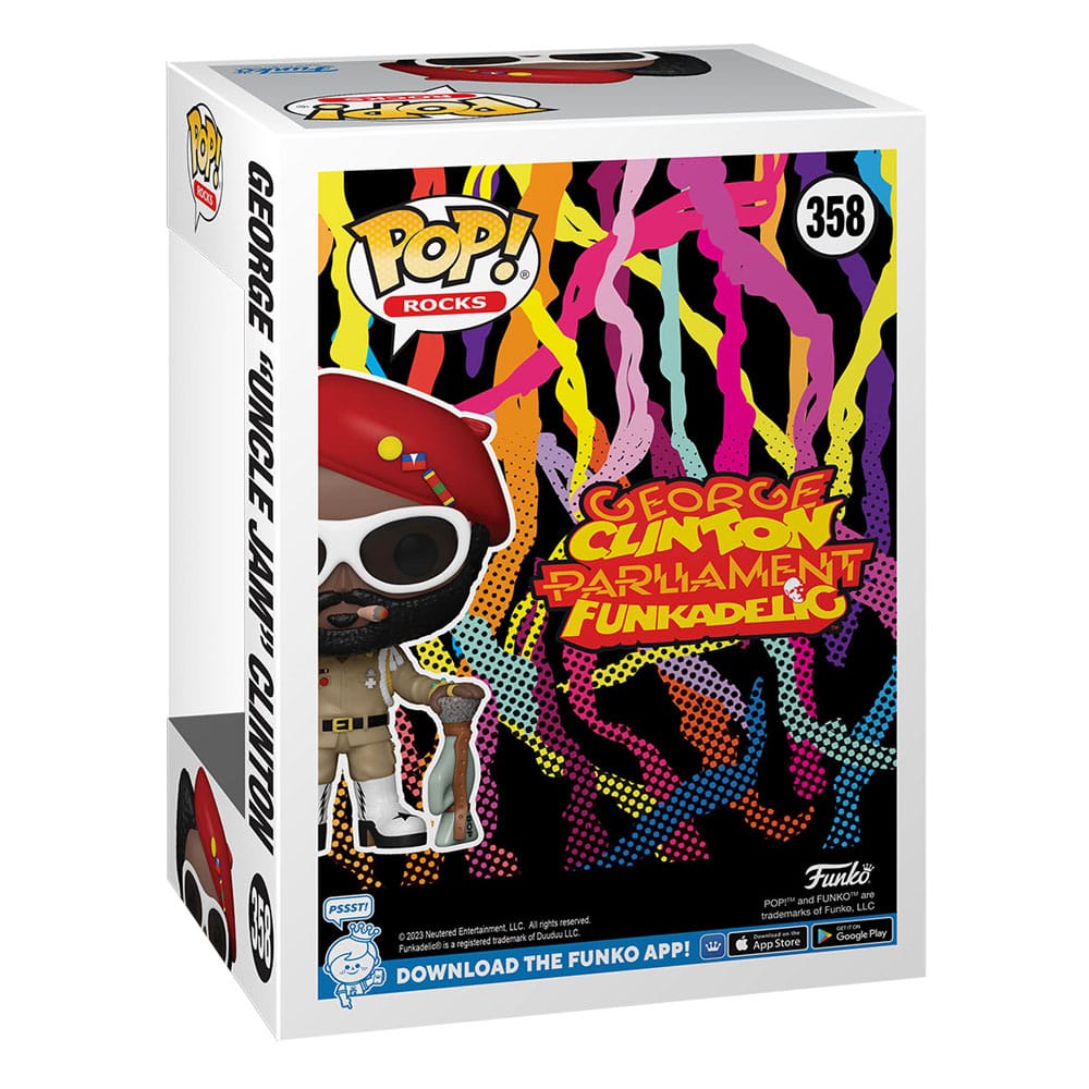 George Uncle Jam Clinton Parliament Funkadelic Funko POP! Rocks Vinyl Figure
