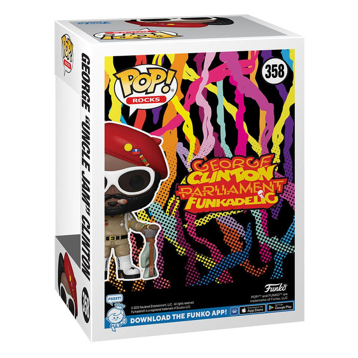 George Uncle Jam Clinton Parliament Funkadelic Funko POP! Rocks Vinyl Figure