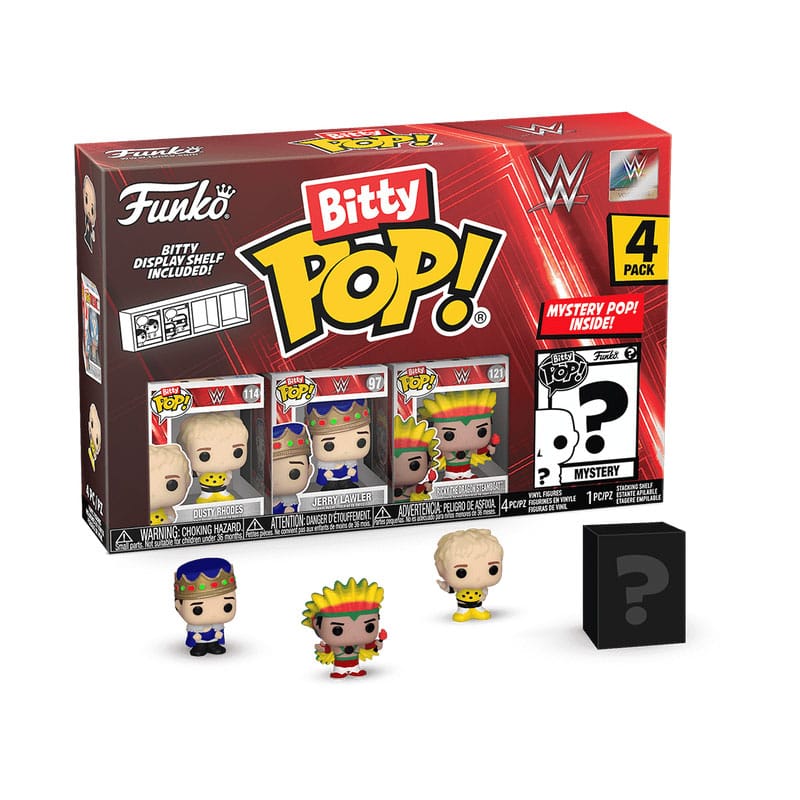 Funko Dusty Rhodes WWE Bitty POP! Vinyl Figure 4 Pack 2,5 cm