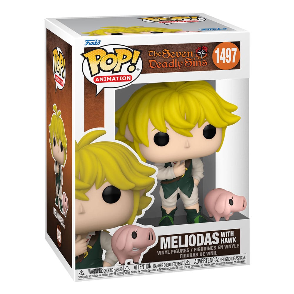Meliodas with Hawk Seven Deadly Sins Funko POP! Animation Vinyl Figure