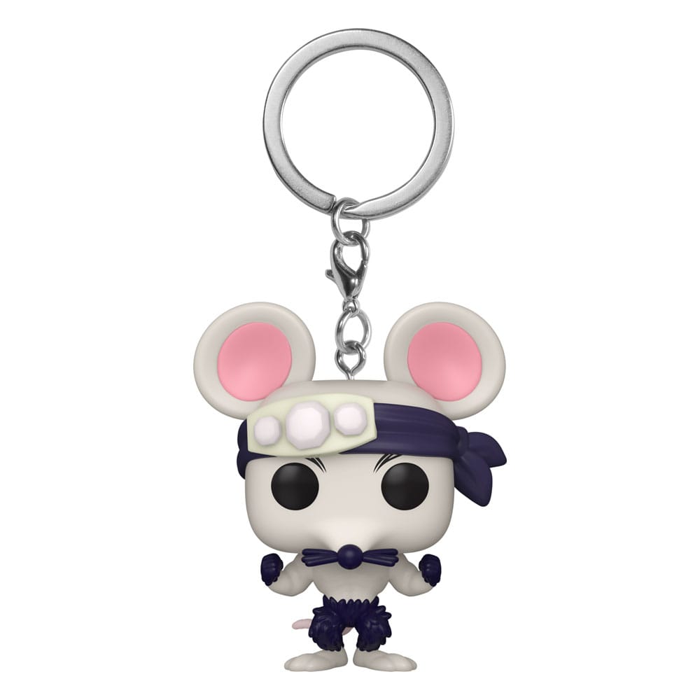 Funko Muscle Mouse Demon Slayer Kimetsu no Yaiba POP! Vinyl Keychain Display 4 cm