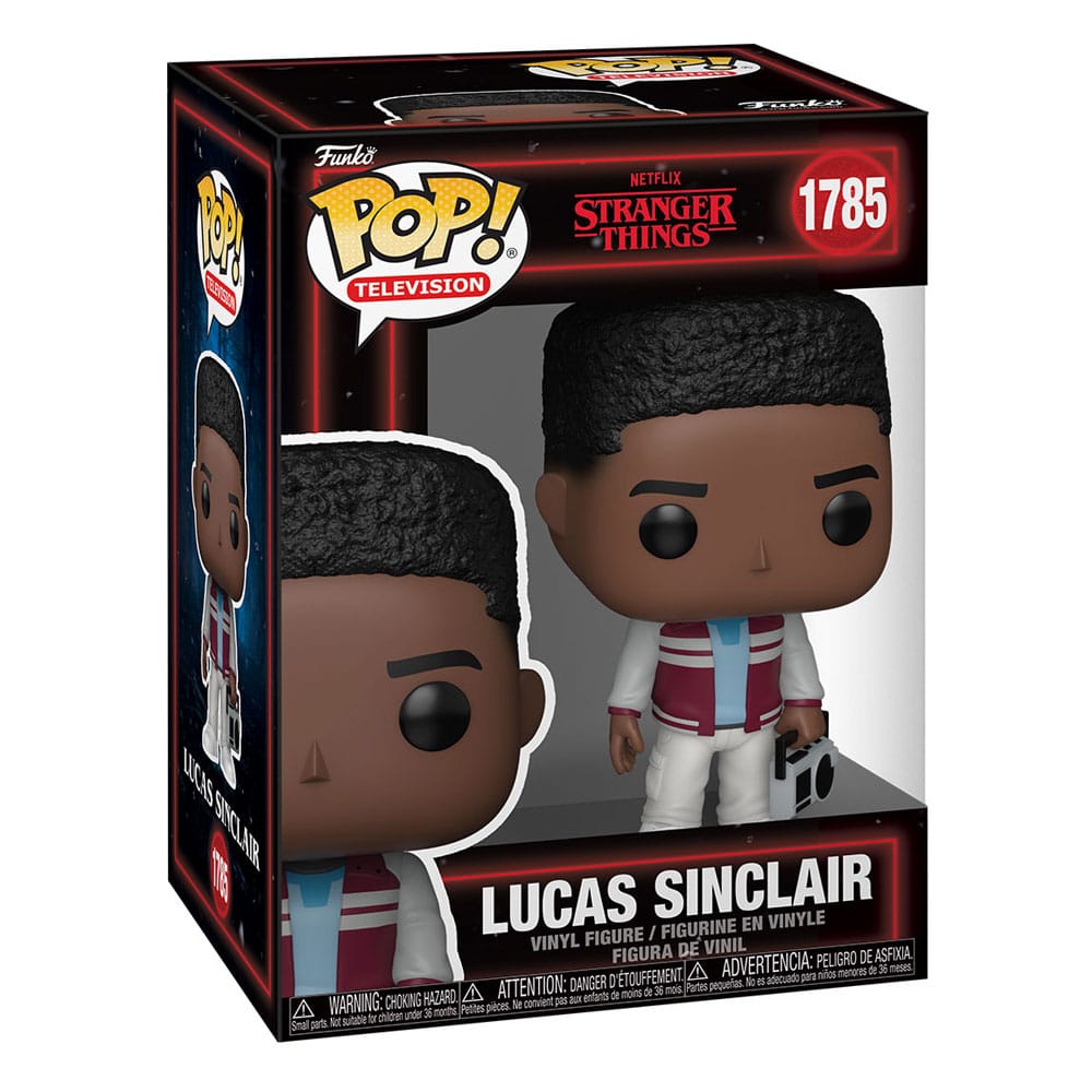 Lucas Sinclair with Boombox Stranger Things Season 5 Funko POP! Vinyl Figure