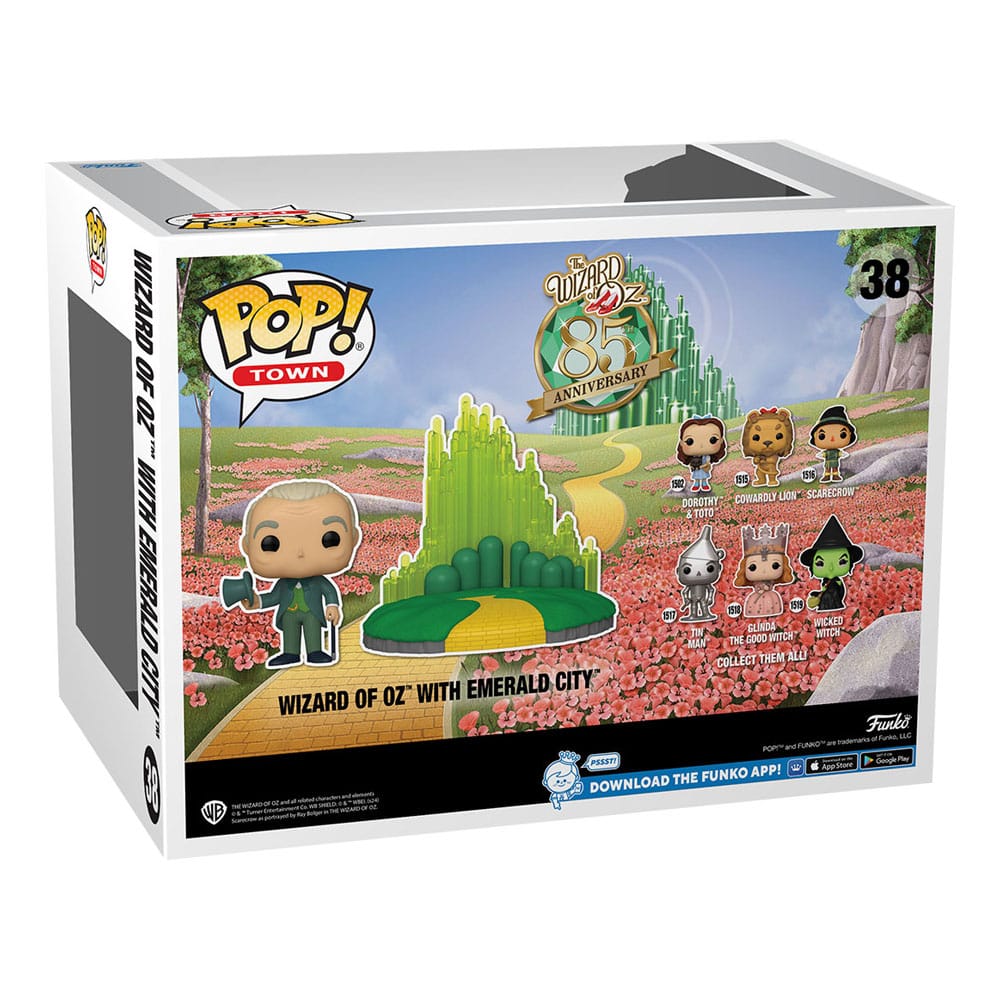 Emerald City with Wizard from The Wizard of Oz Friar Tuck POP! Town Vinyl Figure