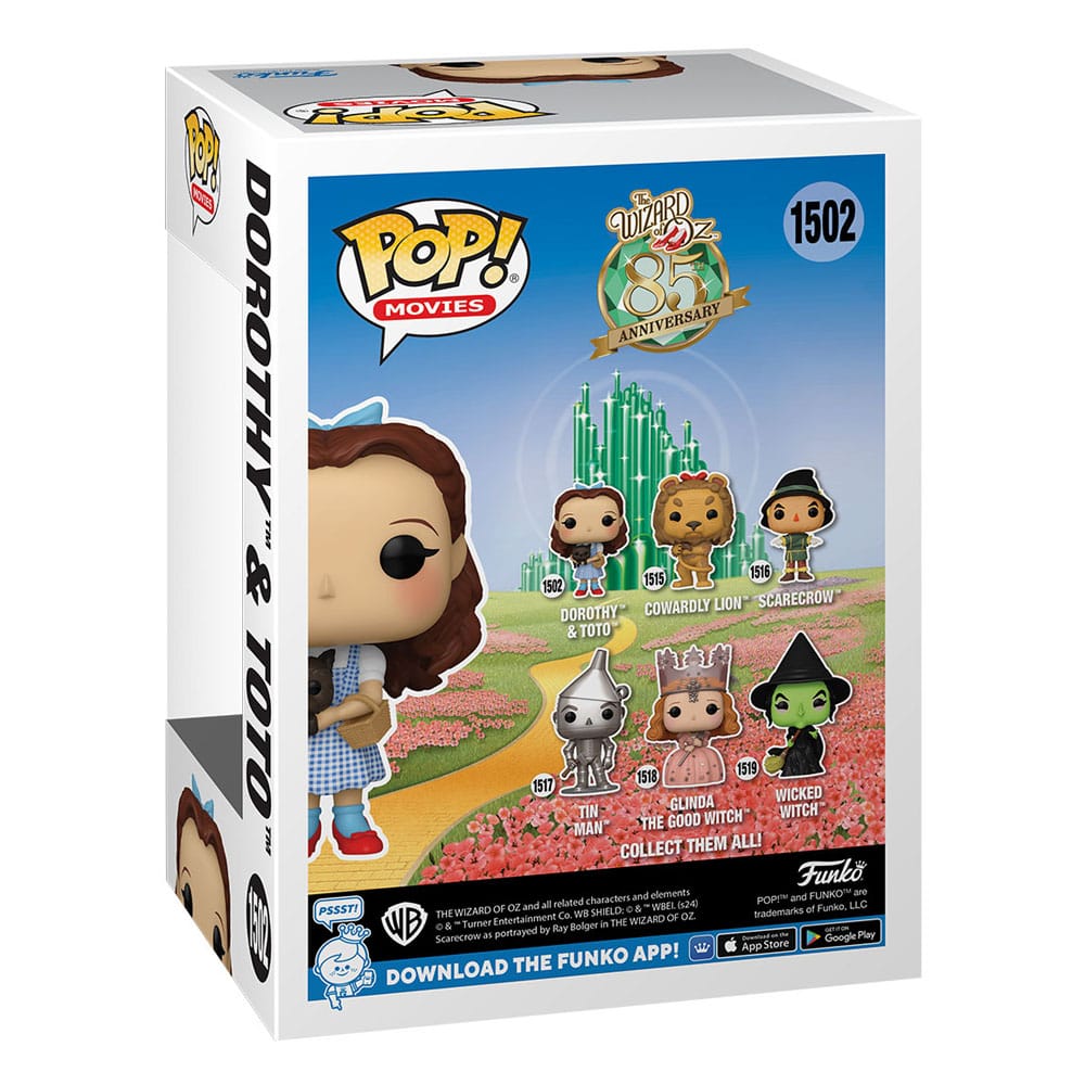 Dorothy with Toto The Wizard of Oz POP and Buddy Funko POP! Movies Vinyl Figure