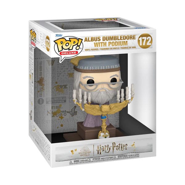 Deluxe Dumbledore with Podium Harry Potter Funko POP! Deluxe Vinyl Figure