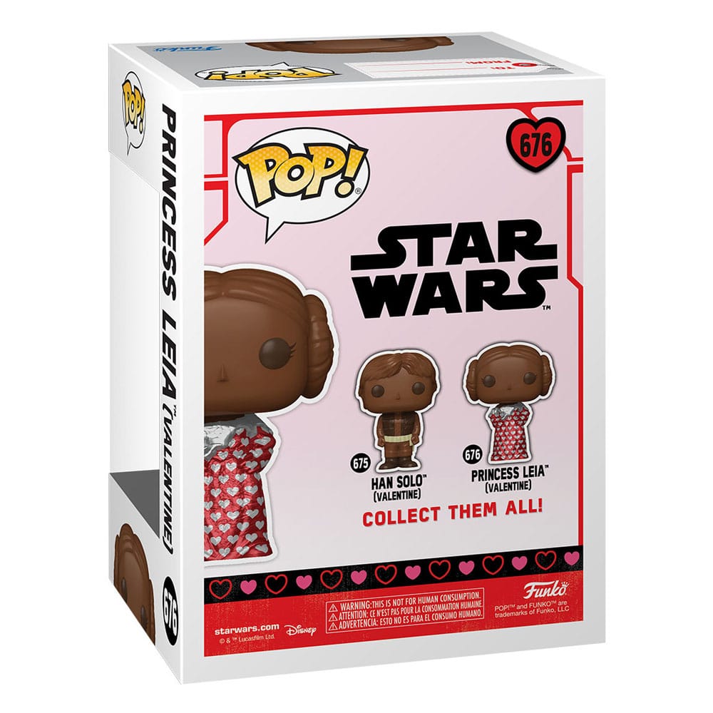 Leia (Val Choc) Star Wars Valentines Funko POP! Vinyl Figure