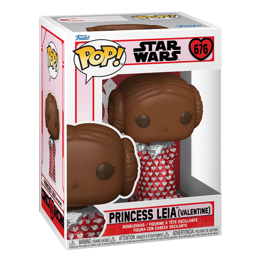 Leia (Val Choc) Star Wars Valentines Funko POP! Vinyl Figure