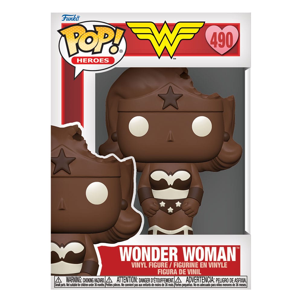 Wonder Woman (Val Chocolate) DC Valentines Funko POP! Heroes Vinyl Figure