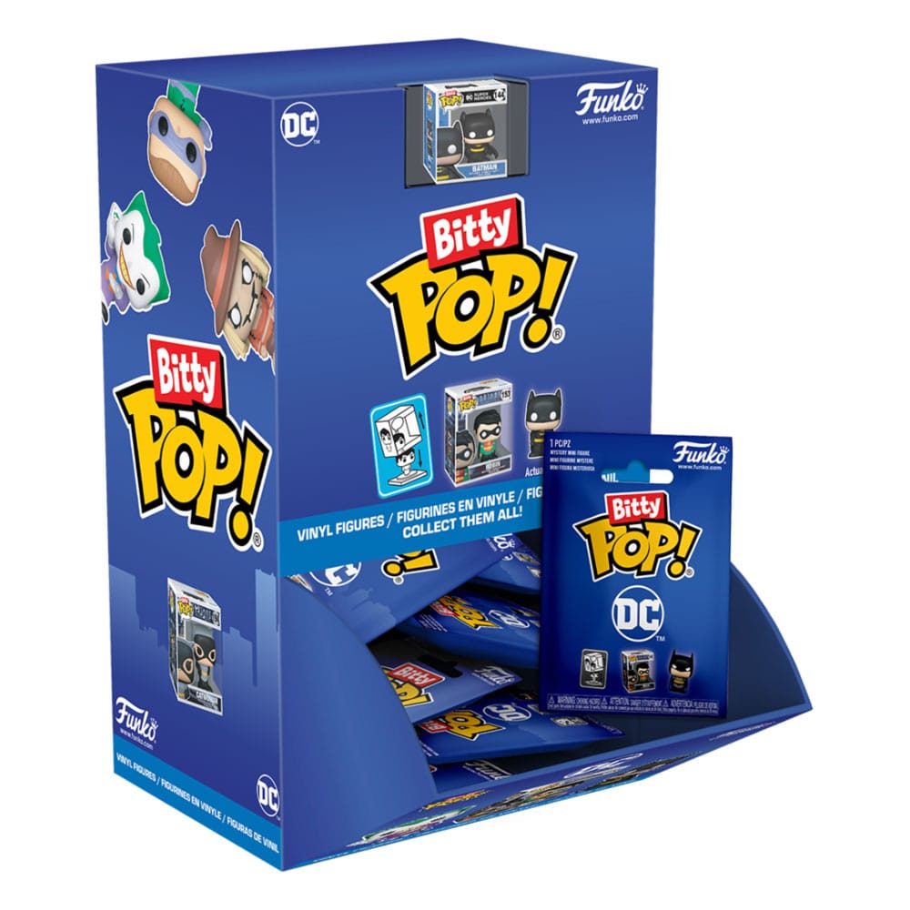 Funko DC Comics Bitty POP Vinyl Figure Display 36 Pack 2,5 cm