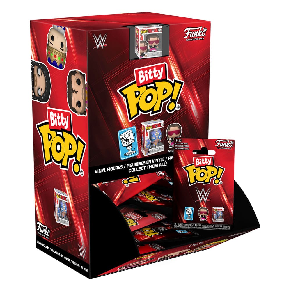 Funko WWE Bitty POP Vinyl Figure Display 36 Pack 2,5 cm