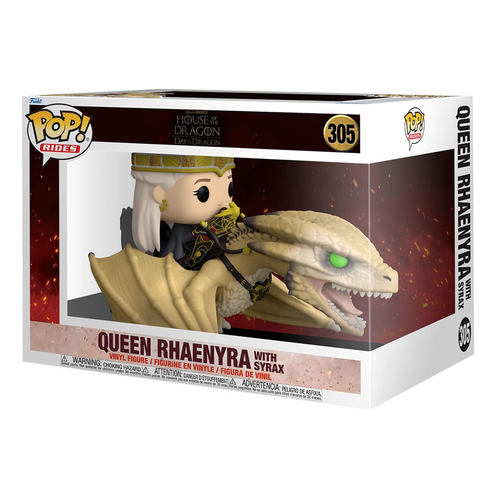 Rhaenyra with Syrax House of the Dragon Funko POP! Rides Super Deluxe Vinyl Figure