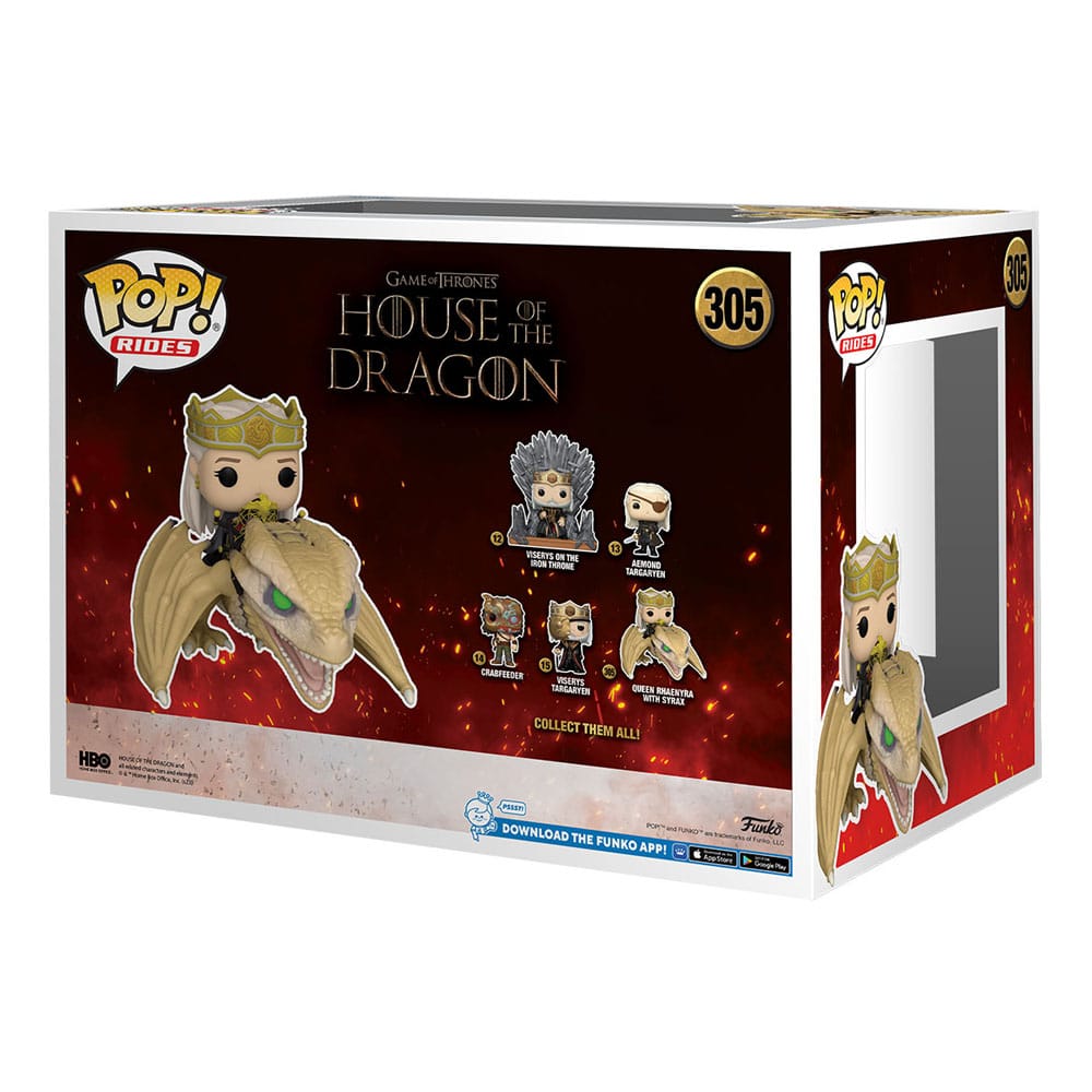 Rhaenyra with Syrax House of the Dragon Funko POP! Rides Super Deluxe Vinyl Figure