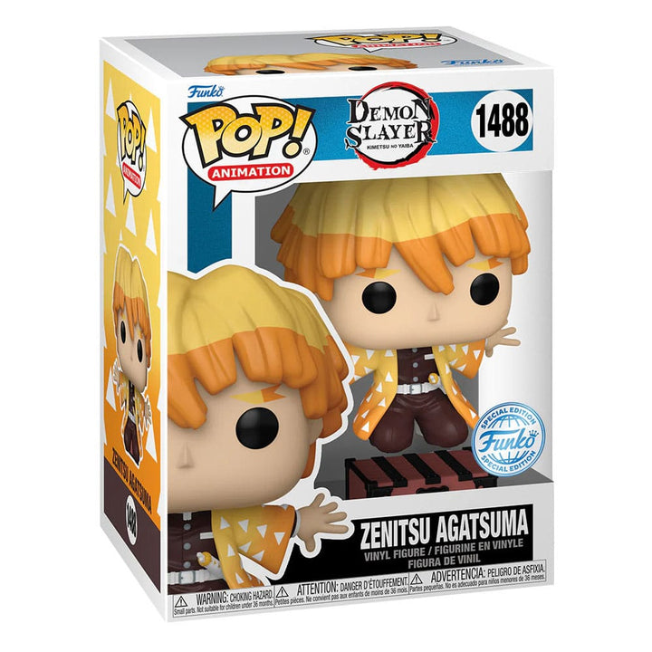 Funko Zenitsu Agatsuma Demon Slayer Kimetsu no Yaiba POP Animation Vinyl Figure Special Edition 9 cm