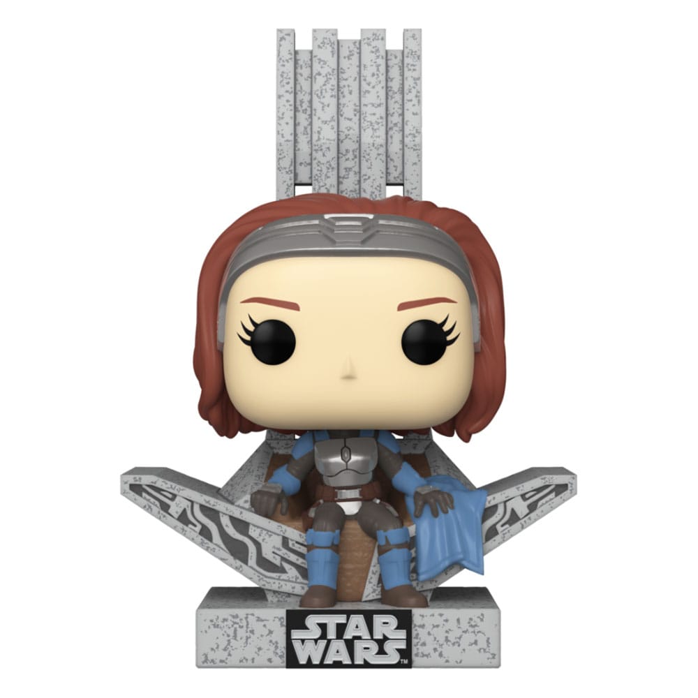 Bo Katan with Throne Star Wars The Mandalorian Funko POP! Deluxe Vinyl Figure