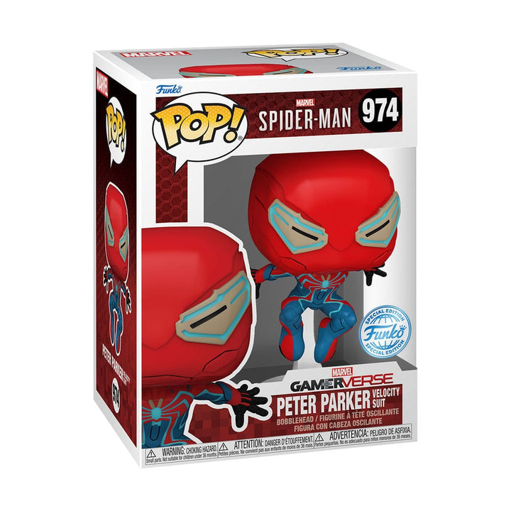Peter Parker Velocity Suit Marvel Spider-Man 2 Funko POP! Vinyl Figure (Exclusive)