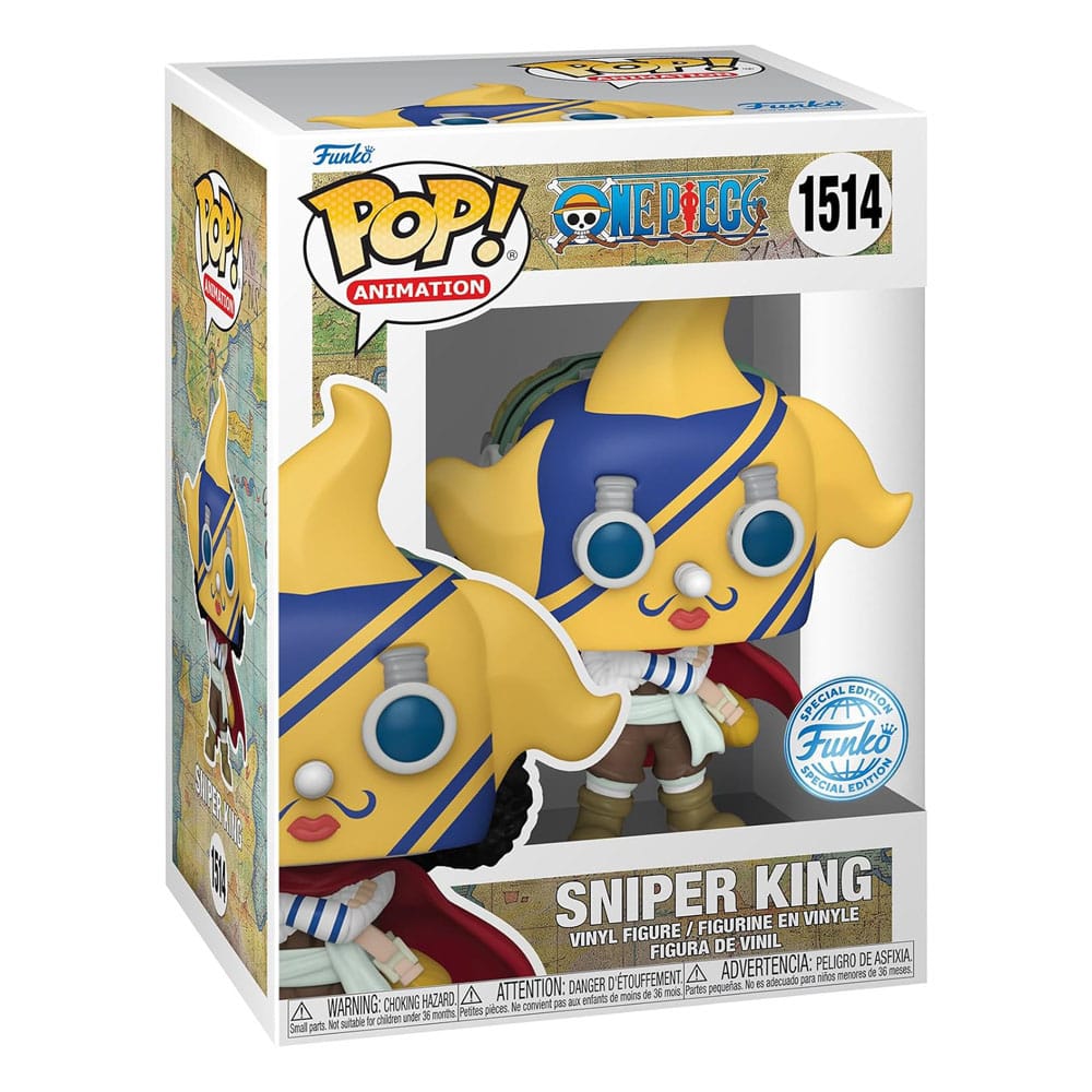 Sniper King with Chase One Piece Assorted Funko POP! Animation Vinyl Figure (Set of 6)