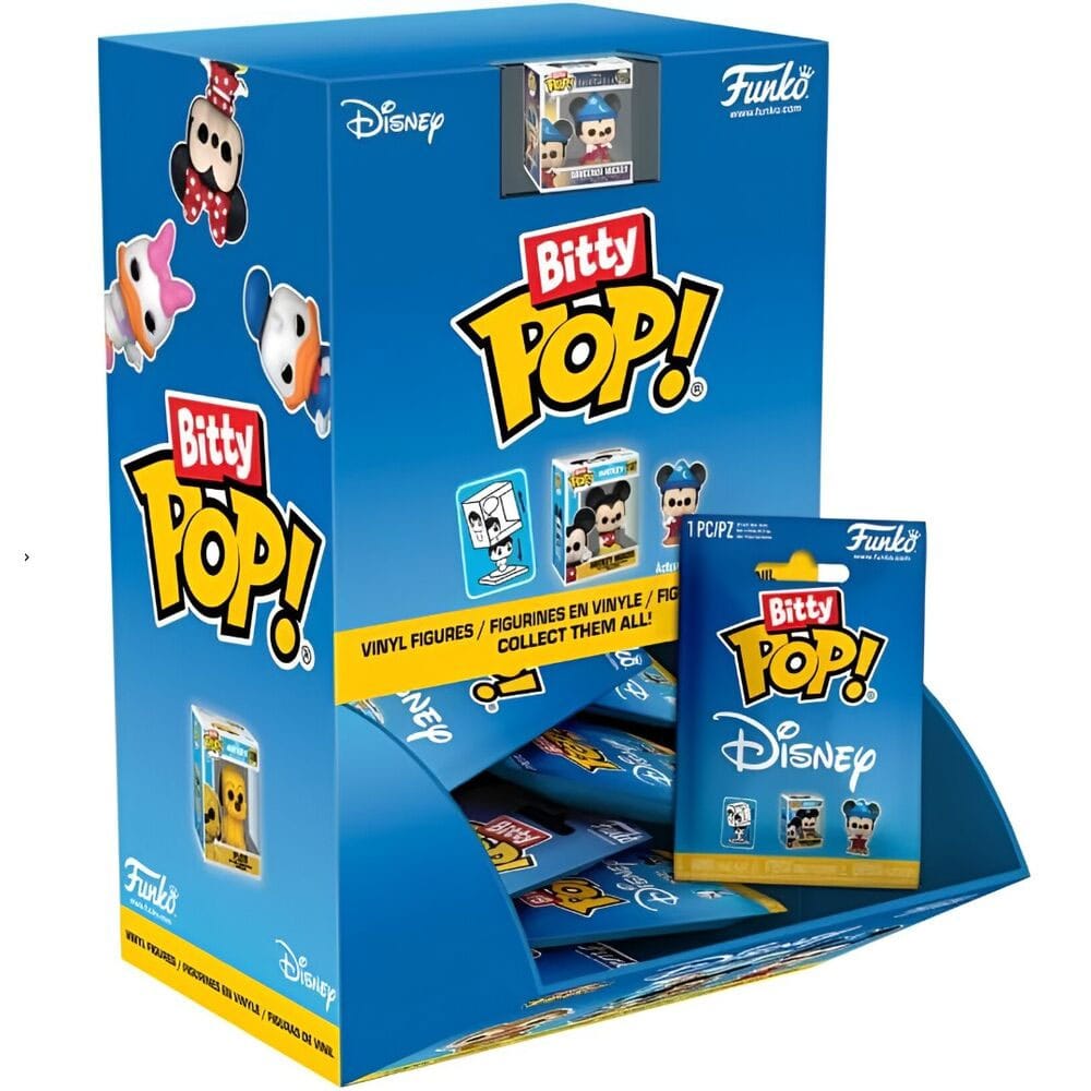 Funko Disney Mystery Bitty POP Vinyl Figures Display 32 Pack 2 cm
