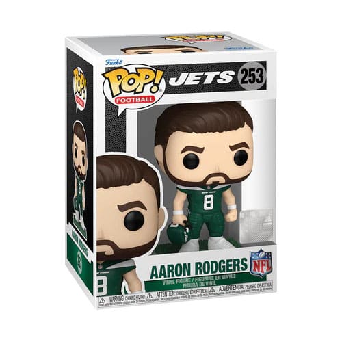 Aaron Rodgers Jets NFL Legends Funko POP! Sports Vinyl Figure